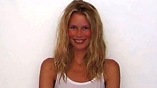 Claudia Schiffer's See-Through Shirt Exposes Her Nipples