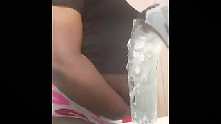 Grinding These Tight White Shorts Where Needed!
