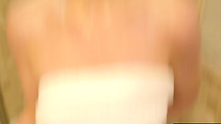 Showering teen stepsis fuck perv stepbro