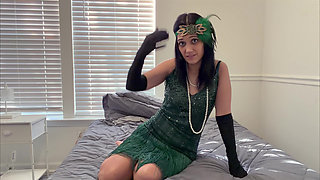 Devyn's Roaring '20s Jerk off Instruction HD POV Seduction Awaits!