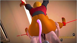 Furry Hentai 3d Yiff - Mouse Is Fucked On A Sex Swing By A Fox Man