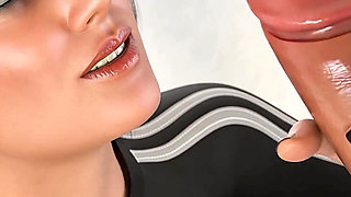 Busty Gym Girl with a Big Ass Gives Blowjob to a Big Cock After Workout. She Swallows His Cumshot - Freshwomen Season 3