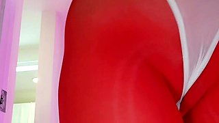Busty brunette solo masturbation