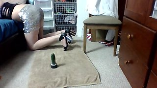Crossdresser ass play