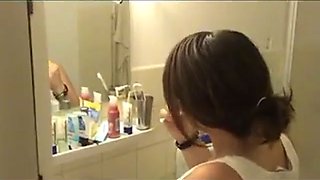 Surprise in the bathroom