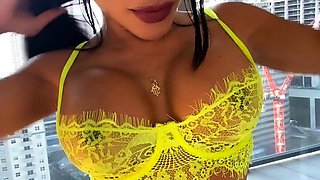 Big boobs milf masturbates with her dildo