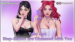 Car Toon In Your Hot Step-sisters Are Obsessed With You! Feat. Yumprincess [audio Porn] [threesome