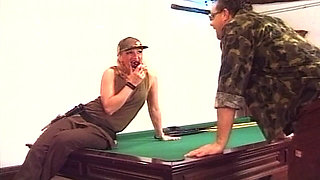 Horny MILF Dripping Wet From Intense Pool Table Pounding