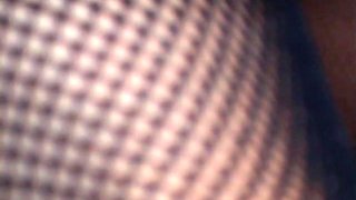 vagina upskirt wearing fishnet stockings and no panties at all