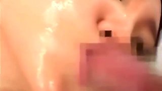 Bukkake asian hot cum shower