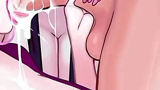 Hinata From Naruto Is Fucked in a Threesome as a Part of Therepy!!