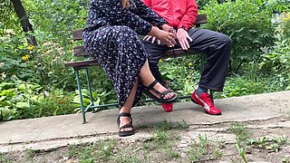 Curvy Mother in Law Gets My Cum Outdoors