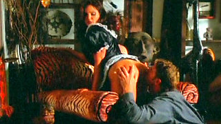 Brunette Maid Slut Fucked Deep Till Dripping Wet Orgasm