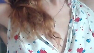 Muscles Flexing. Custom. Redhead Girl