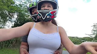 Stepmom Picks Me Up From College And We Fuck In Public
