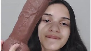 18 Year Old Girl Who Loves To Get Hurt, Sitting On A Thick Cock