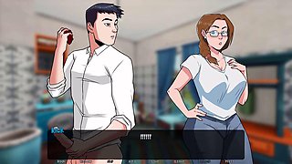 Dawn of Malice: stepson jerking multiple times on his stepmoms dirty panties, she caught him ep 9