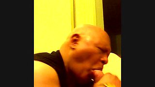 Black gangster suckes sissy crossdresser gets naked and mounted