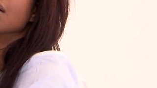 Sensational ebony and mature lady play with each other