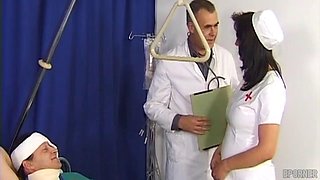 Nurses Cumshot for Patient