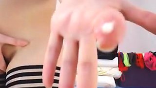 Hot redhead buttplug in ass big round ass perfect tits