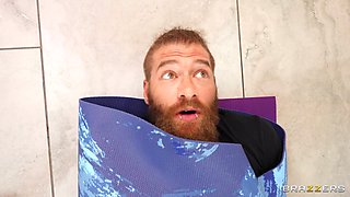 Hardcore FFM threesome in the gym with Dee Williams and Ember Snow