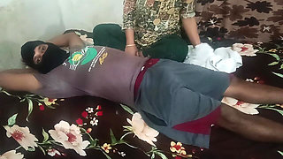 Female Doctor Check the Patient at His Room