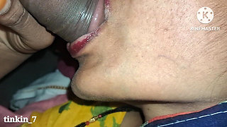 Wife of Desi Village Put Her in Her Mouth