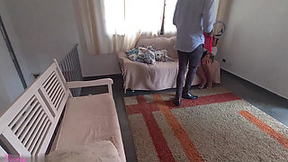 Insurance Agent: He Kept an Eye on the Naughty Girl and Gave Her His Giant Cock to Sit on!