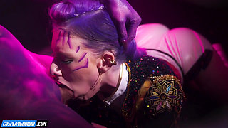 Mystery Saja Fucks Melody Marks and Fills Her Pussy up - Kpop Demon Hunters Porn Cosplay Parody