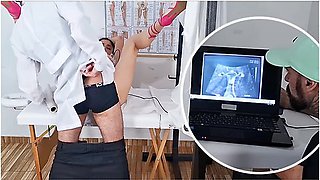 Cuckold Takes Wife For Ultrasound And She Comes Out All Creamy!