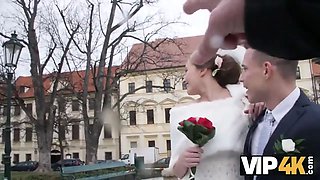 Vip4k. prosperous fellow pays well to screw hot young babe on her wedding day