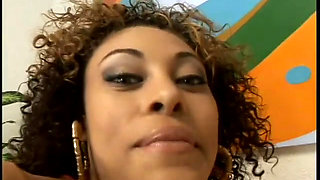Black stud mounts browning slut on his cock and fuck her hardcore on the sofa