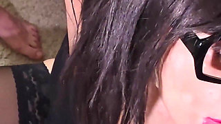 New Bisexual Threesome. MMF. Wife Invites Bisexual Slave for Her Husband. Full Scene. Ep 31311