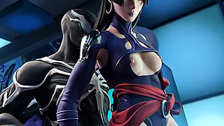 Psylocke Gets Pounded by Monster in Hardcore 3D Action
