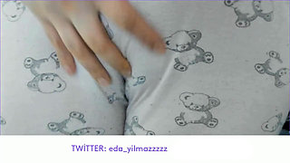 Cameltoe- Masturbation in Pajamas- Puffed Pussy- Turkish Porn