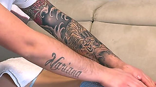 Teacher Goes to the Masseur to Relax, He Makes Her Relax by Touching Her Well and Then Fucks Her Like a Slut