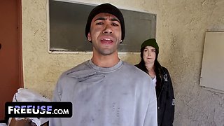 He brings home a muddy hitchhiker and she thanks him the only way she knows how