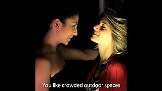 Italian lesbian story in elevator