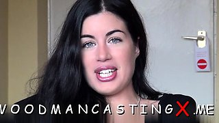Sweet brunette woman dazzles with crazy sucking