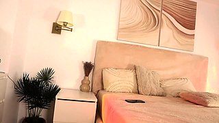 Emo teen on solo webcam masturbation