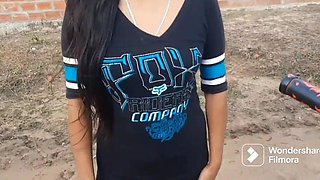 Young Slut Caught on the Street, Gets Her Ass Fucked Hard, I Covered Her Young Face with Milk
