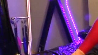 Old man dominating lesbian tits licking