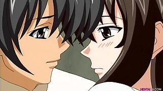 Stud gets caught fucking virgin nurse - Hentai Ahegao