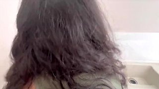 Fingering My Ex's Girl in the Laundry Room - Homemade Amateur Sex