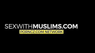 Outdoor quickie with muslim wife