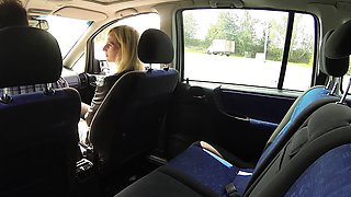 Blonde Street Whore Banged in Car