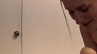 Nerdy Step-sis Catches Step-bro with Her Pocket Pussy Clone Demands Real Breeding Session