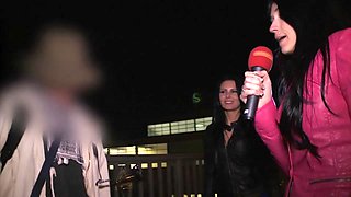 Meli Deluxe & Xania Wet in German Cougars Public Berlin - MagmaFilm