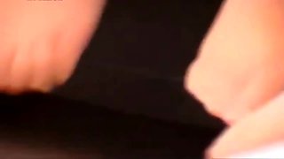 Enticing Asian babes in nylons show off their lovely feet